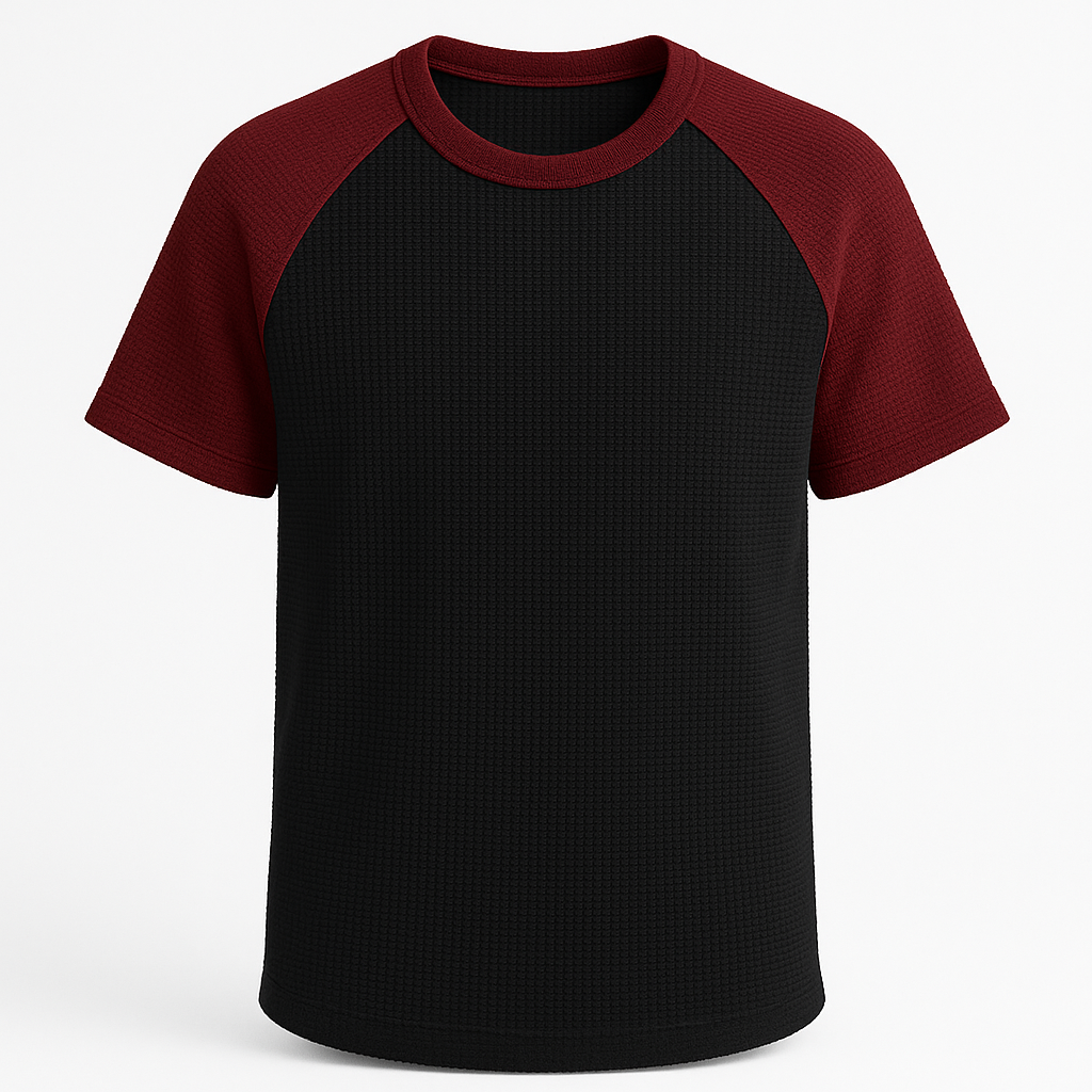 Men’s Waffle Knit Raglan T-Shirt