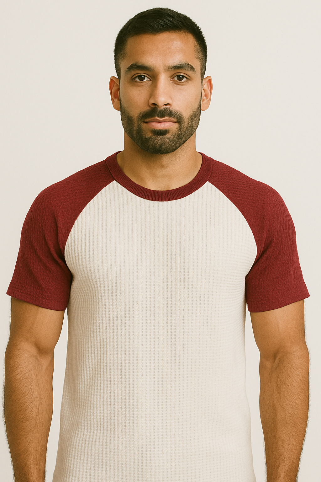 Men’s Waffle Knit Raglan T-Shirt