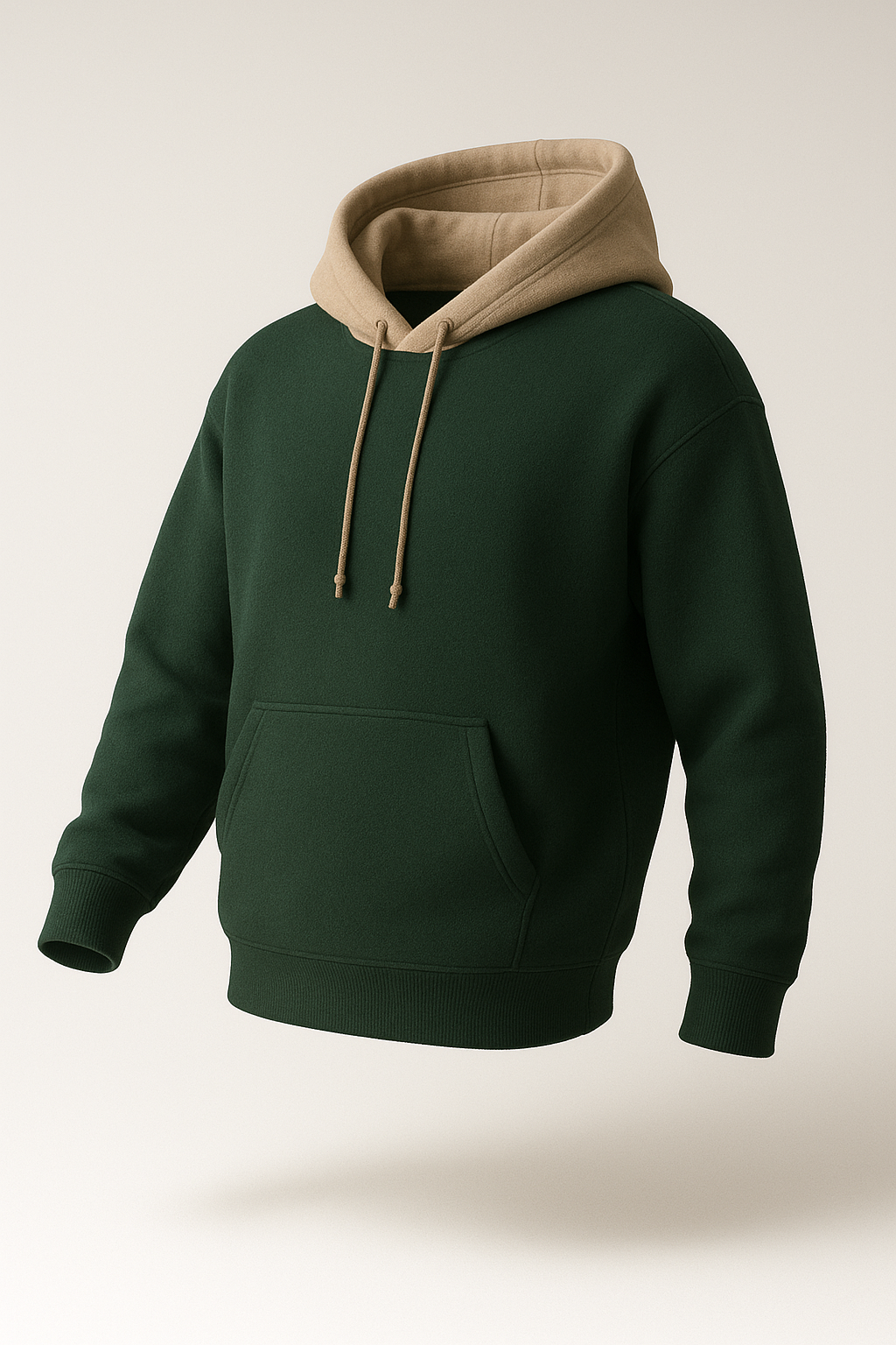 Two-Tone Hoodie for Men – Drop Shoulder