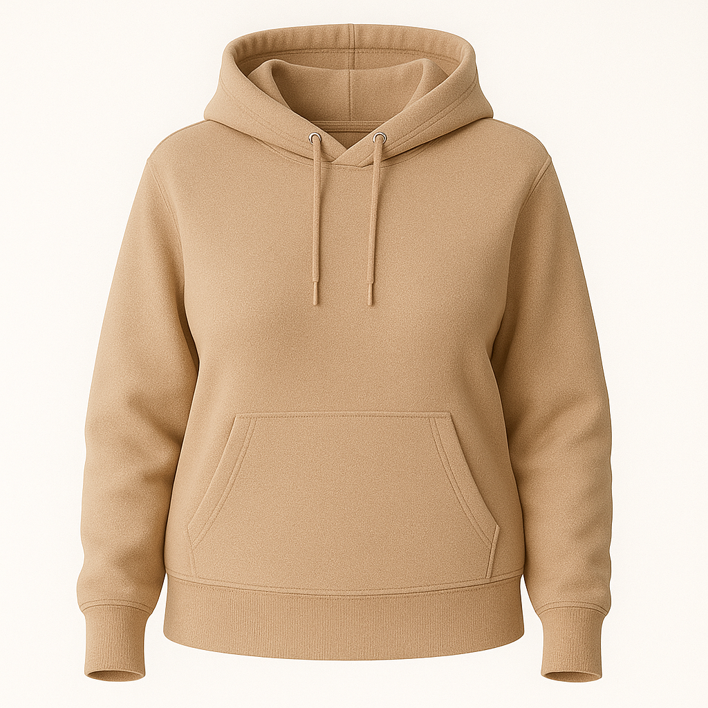 Beige Women’s Basic Hoodie