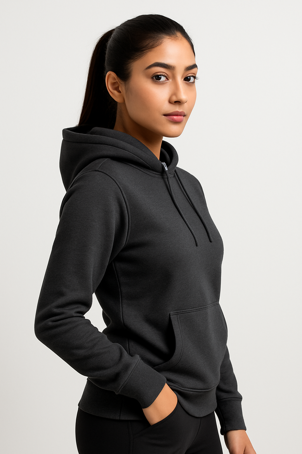 Charcoal Women’s Basic Hoodie