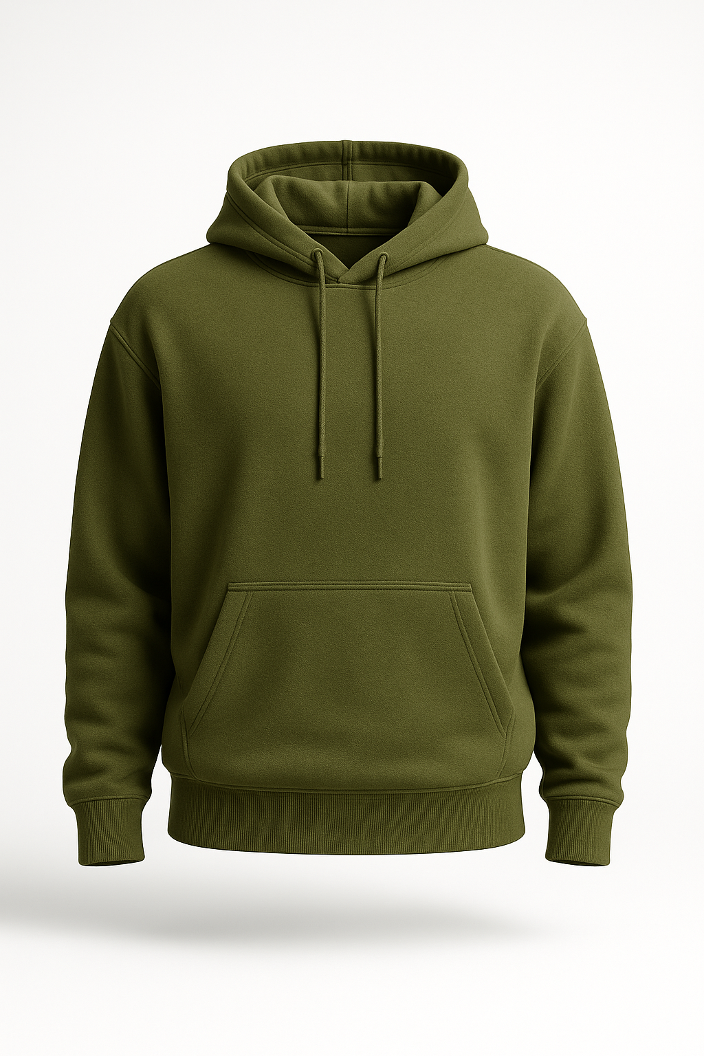 Pack of 2 Men’s Basic Hoodies - Beige & Army Green