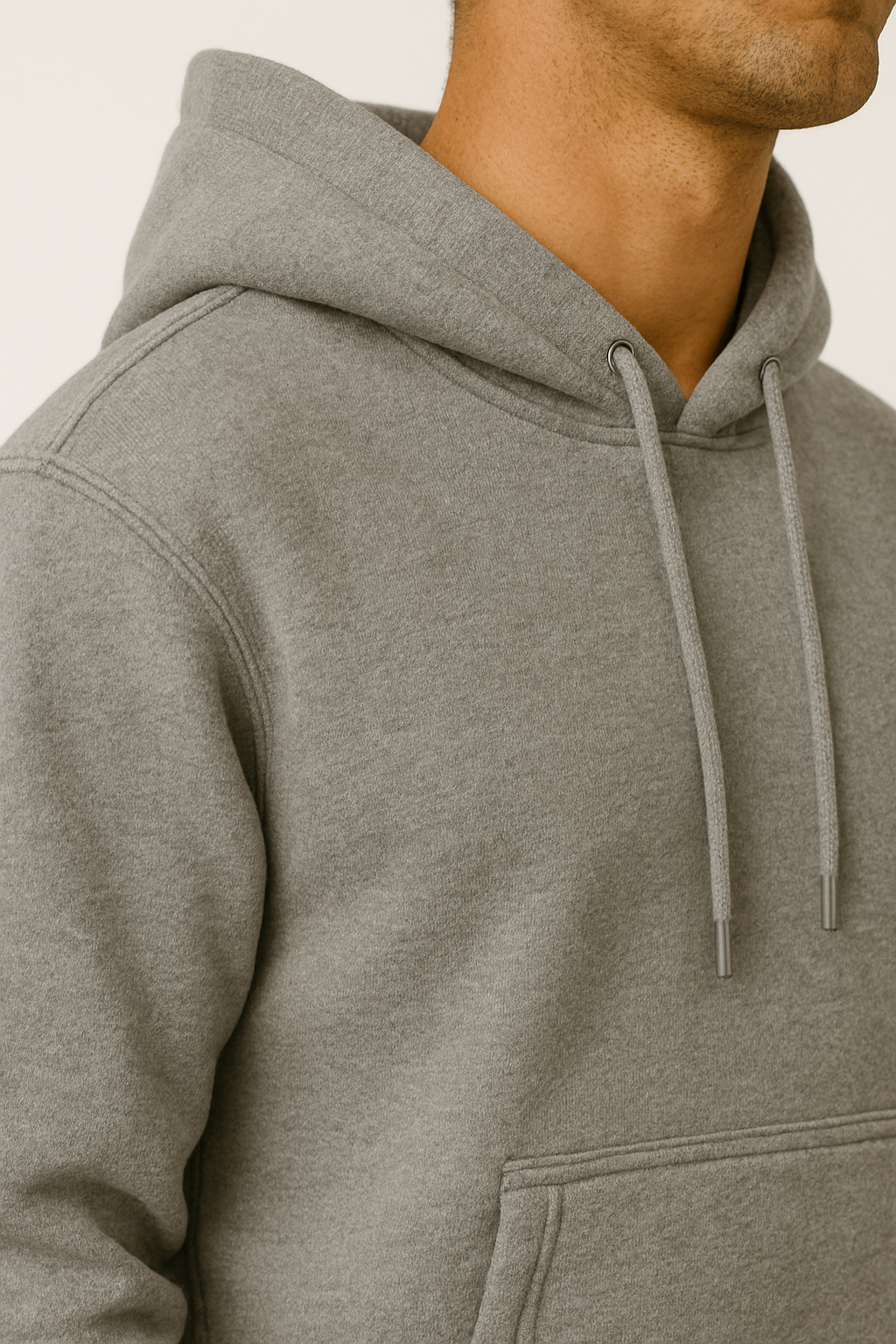 Pack of 2 Men’s Basic Hoodies - Gray & Army Green