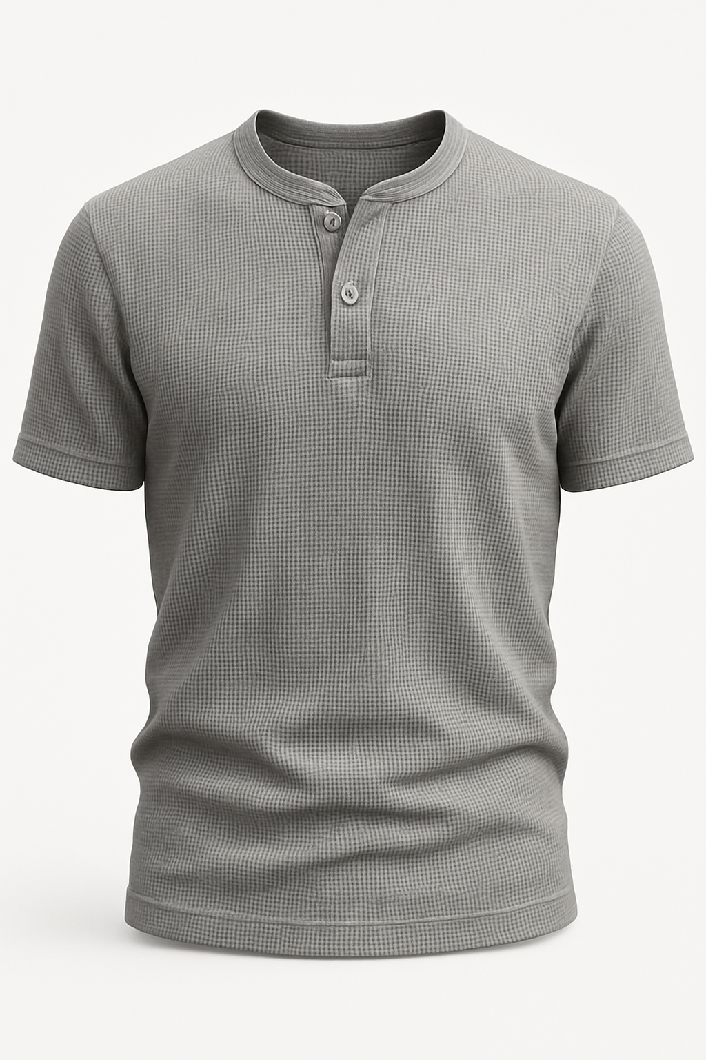 Pack of 2 Waffle Knit Henley T-Shirts